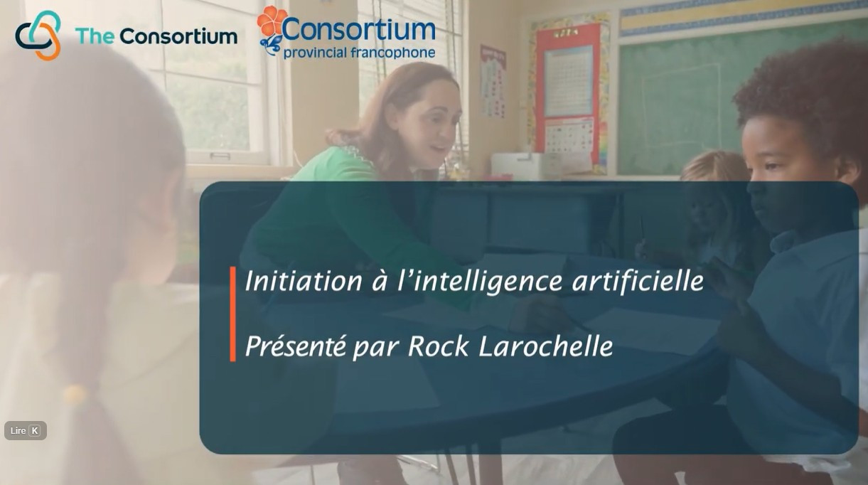 Vidéo : Initiation à l'intelligence artificielle